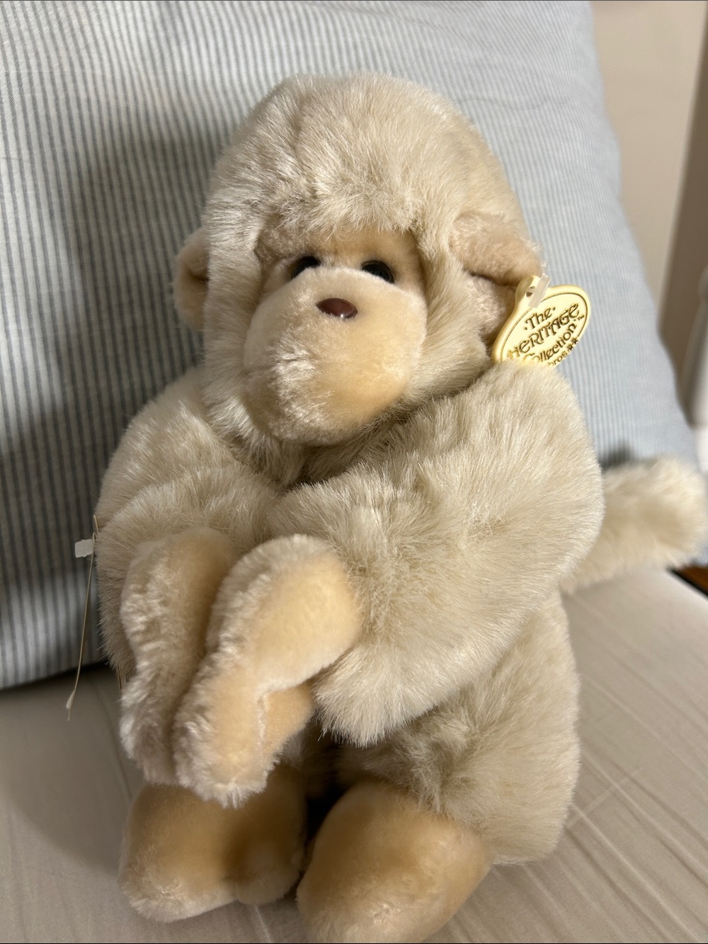 The Heritage Collection Plush Monkey - Cream Plush